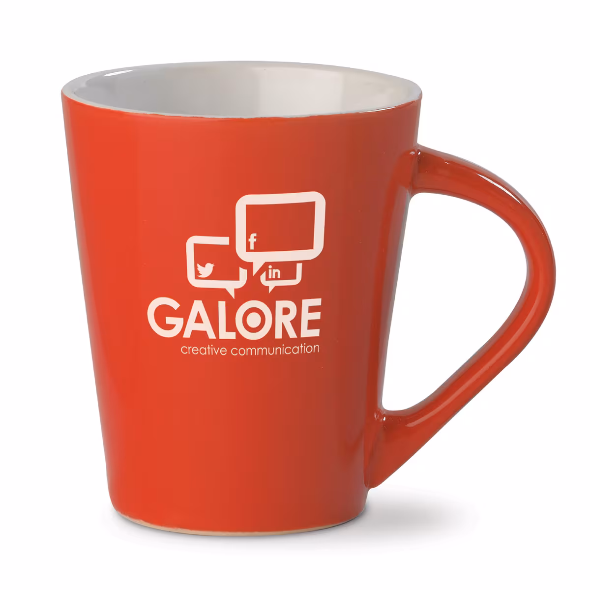 Vue 5 de Mug Nice Rouge Brillant 270ml