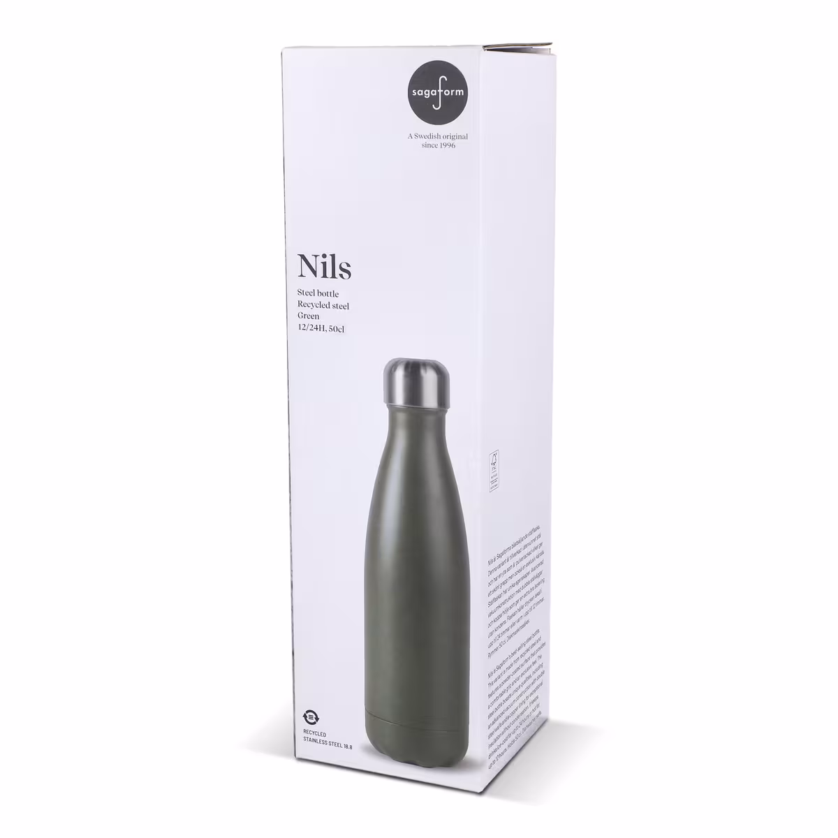 Vue 29 de Sagaform Nils Bouteille en acier poudré 500 ml