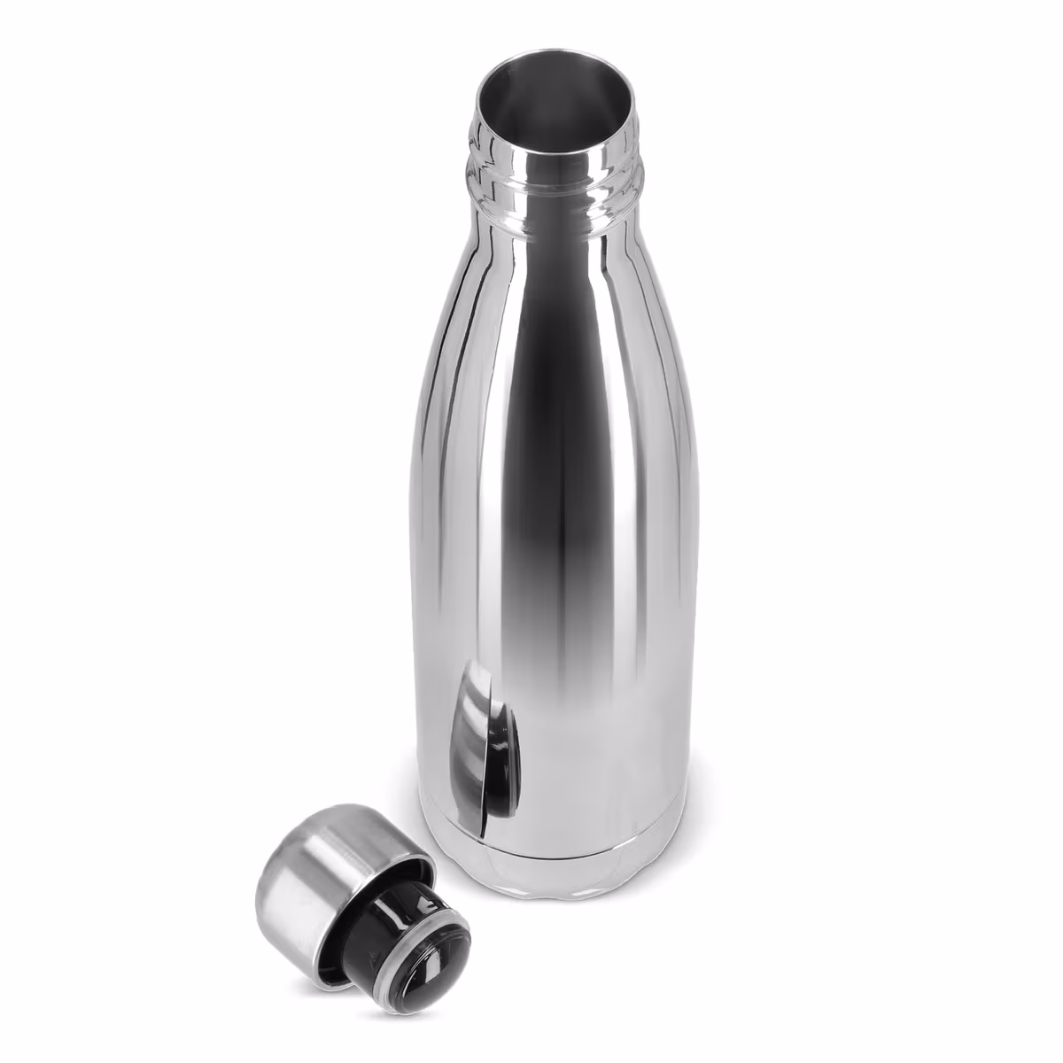 Vue 6 de Sagaform Bouteille en acier Nils Chrome 500 ml