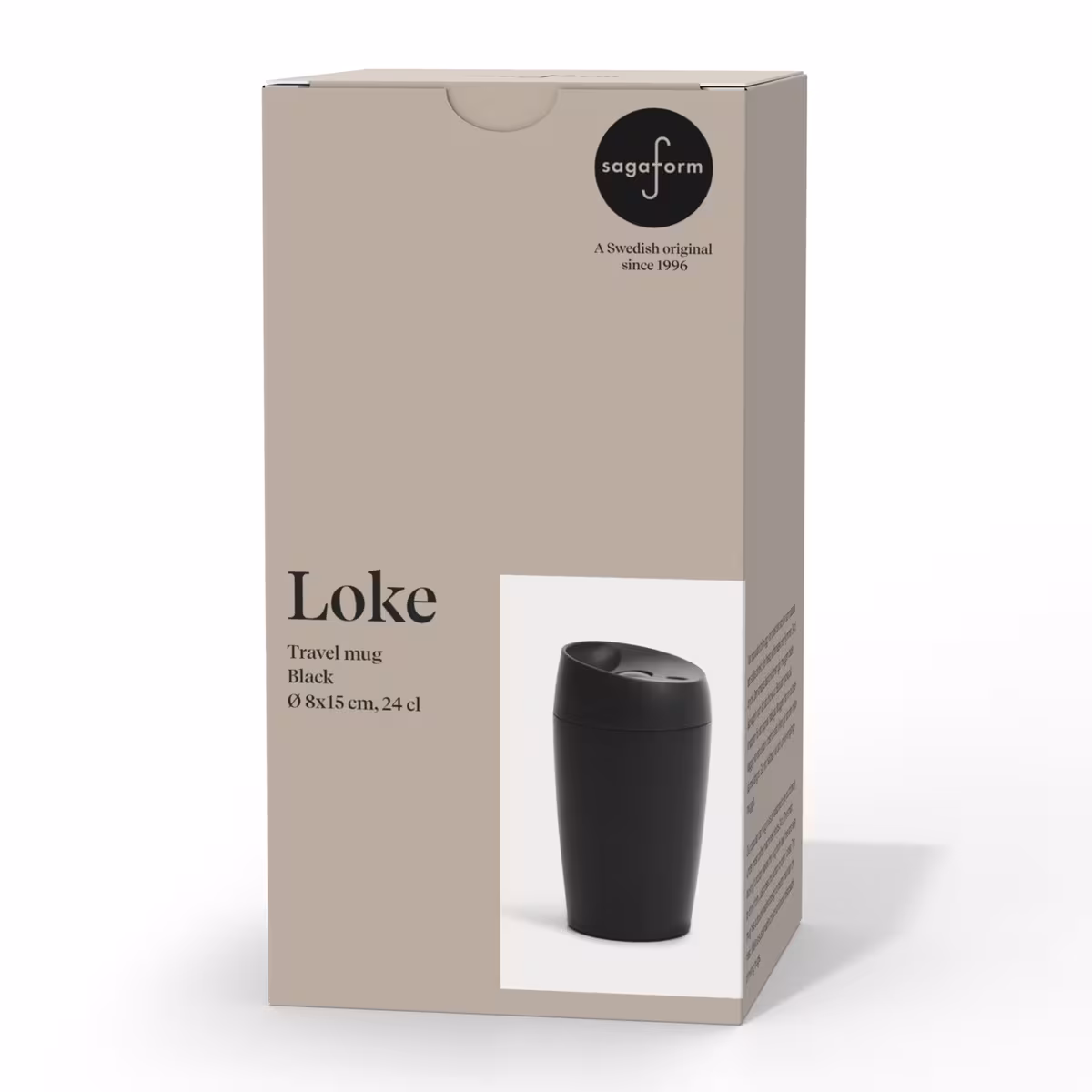 Vue 5 de Sagaform Loke Travel Mug 240ml
