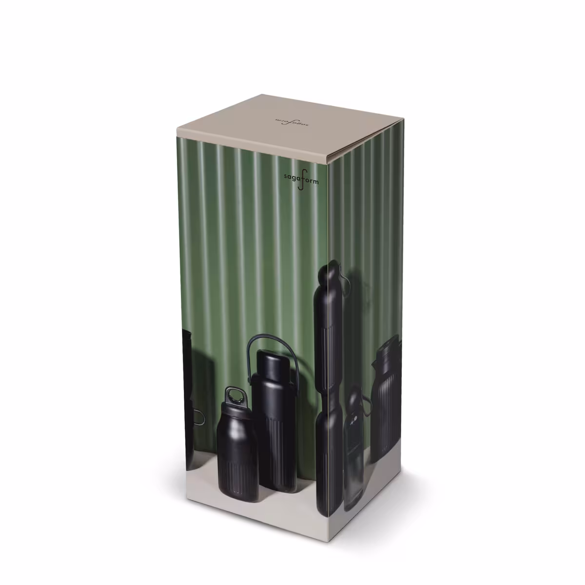 Vue 4 de Sagaform Theo Thermal Flask (recyclé) 1 L