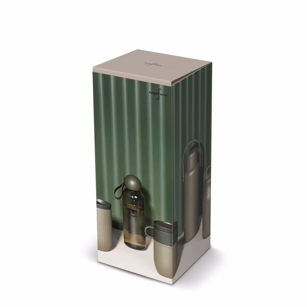 Vue 14 de Sagaform Theo Thermal Flask (recyclé) 1 L