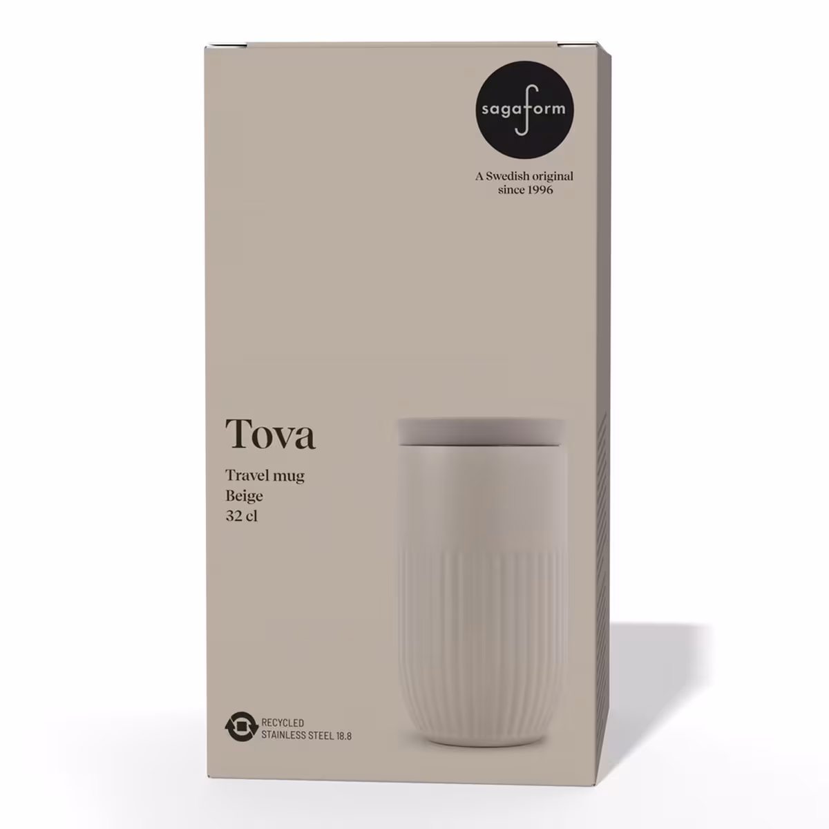 Vue 24 de Mug isolé Sagaform Tova, 320 ml, étanche et lavable au lave-vaisselle