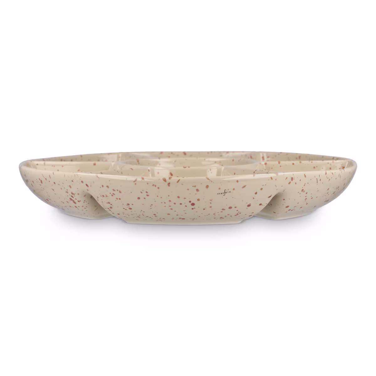 Vue 3 de Assiette ronde en céramique Sagaform Ditte 26 cm