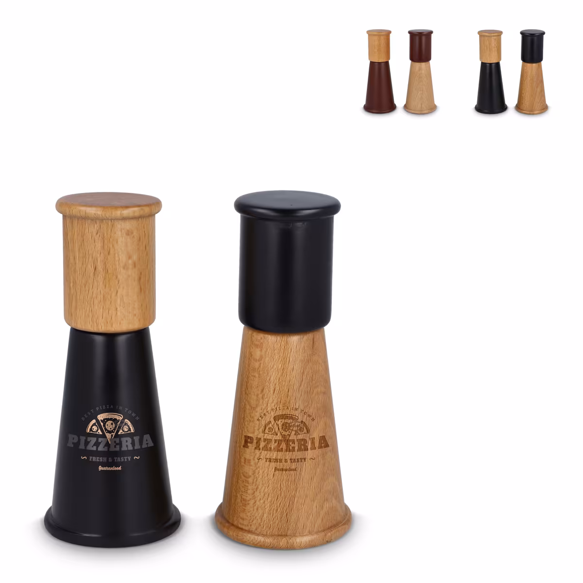 Vue 7 de Sagaform Gurken Set de moulins à sel et à poivre, petit format, 15 cm