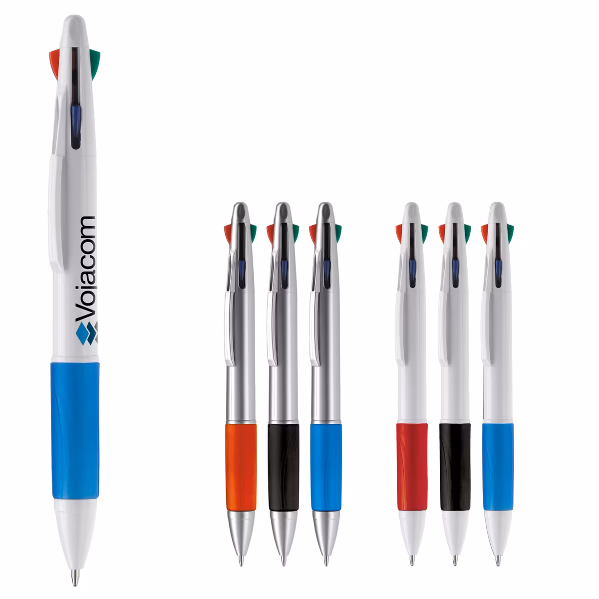 Vue 7 de Stylo bille 4 couleurs