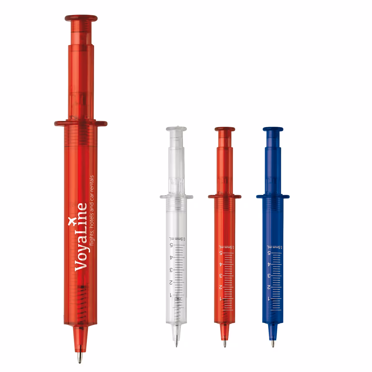 Vue 4 de Stylo seringue transparent