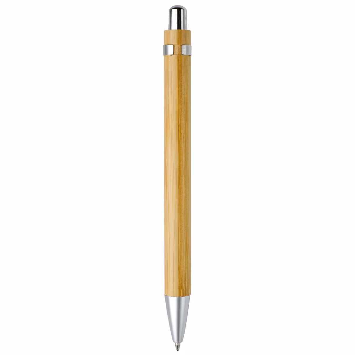 Vue 3 de Stylo bille en bambou