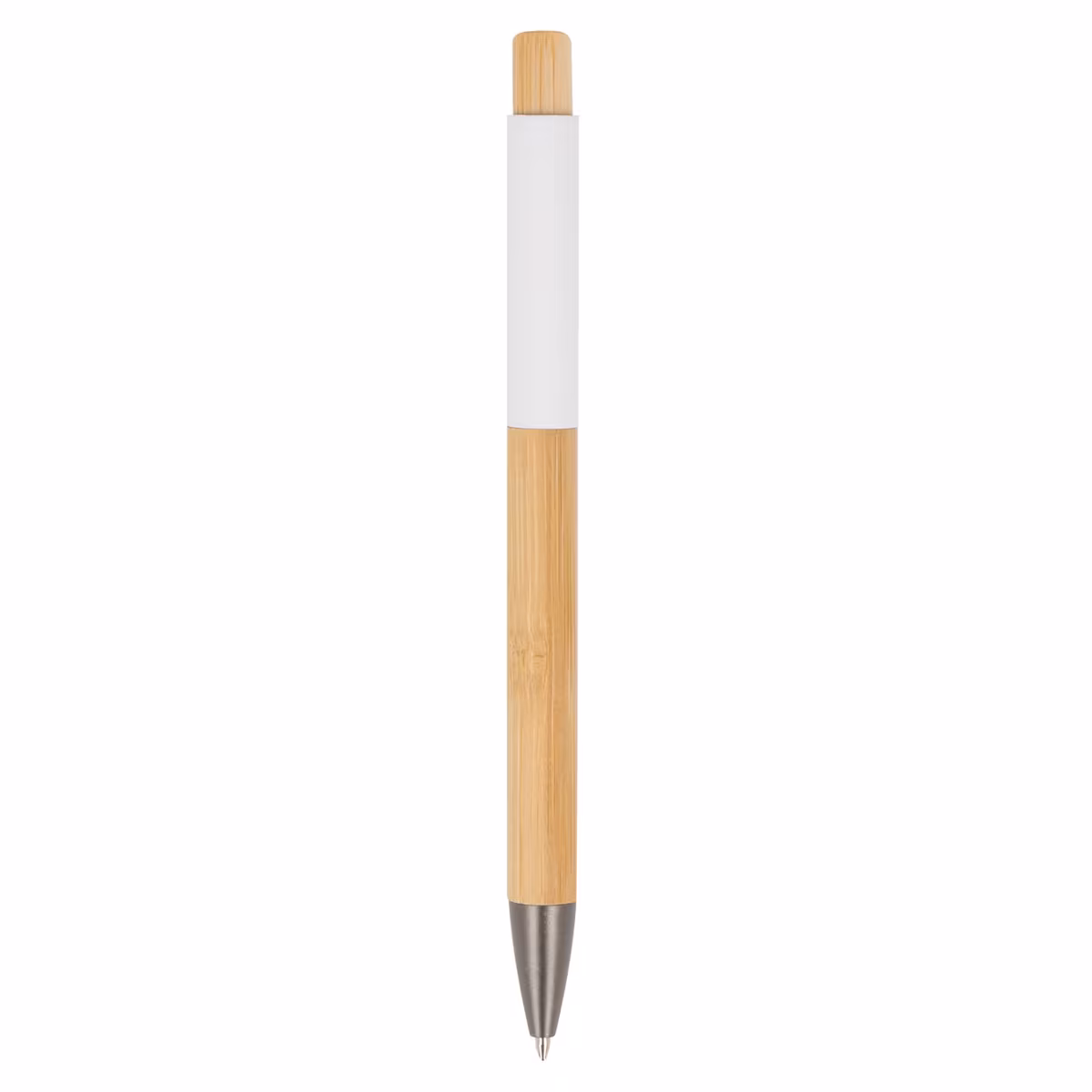 Vue 3 de Stylo-bille Madrid bambou