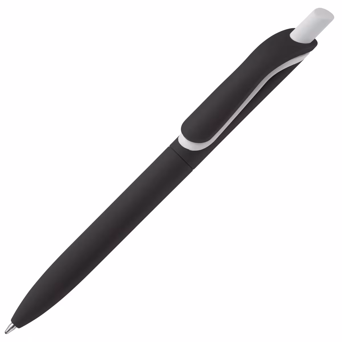 Vue 3 de Stylo-bille ClickShadow softtouch R-ABS