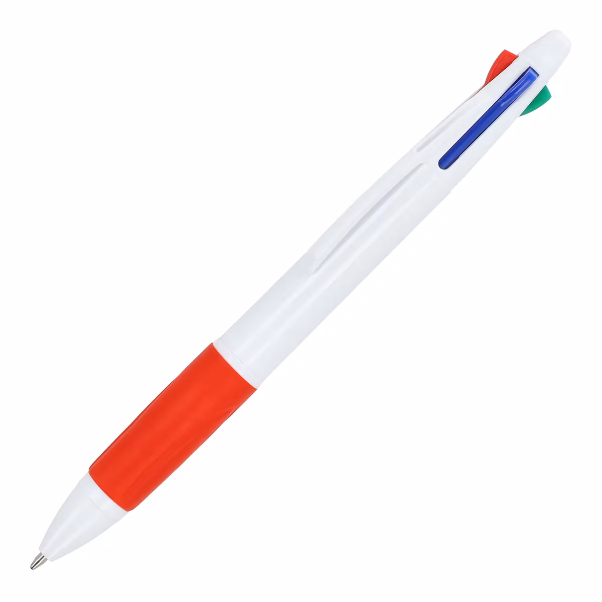 Vue 4 de Stylo 4 couleurs avec grip