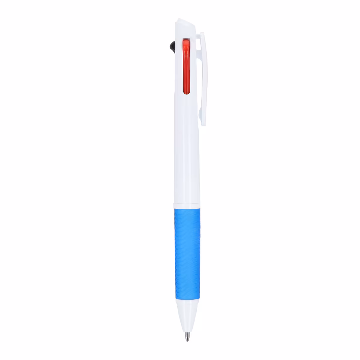 Vue 11 de Stylo 3 couleurs avec grip et cordon