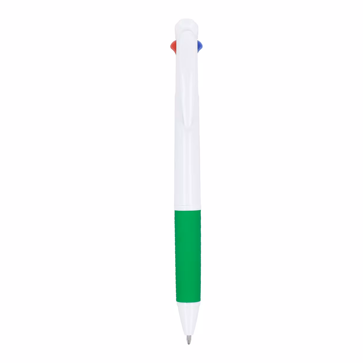 Vue 24 de Stylo 3 couleurs avec grip et cordon