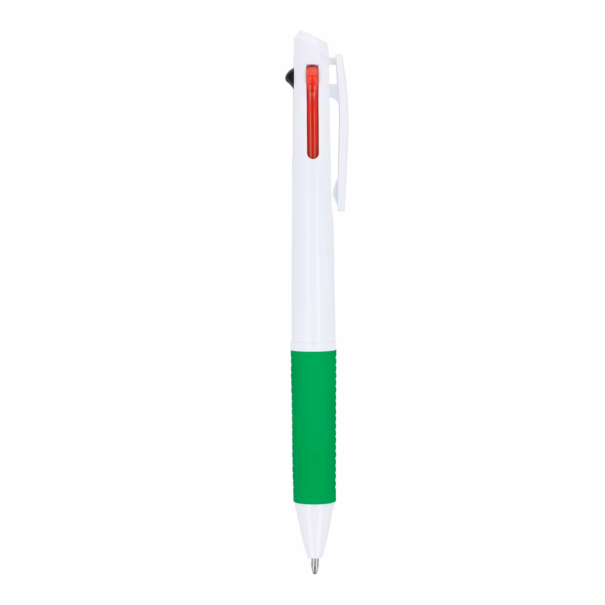 Vue 21 de Stylo 3 couleurs avec grip et cordon