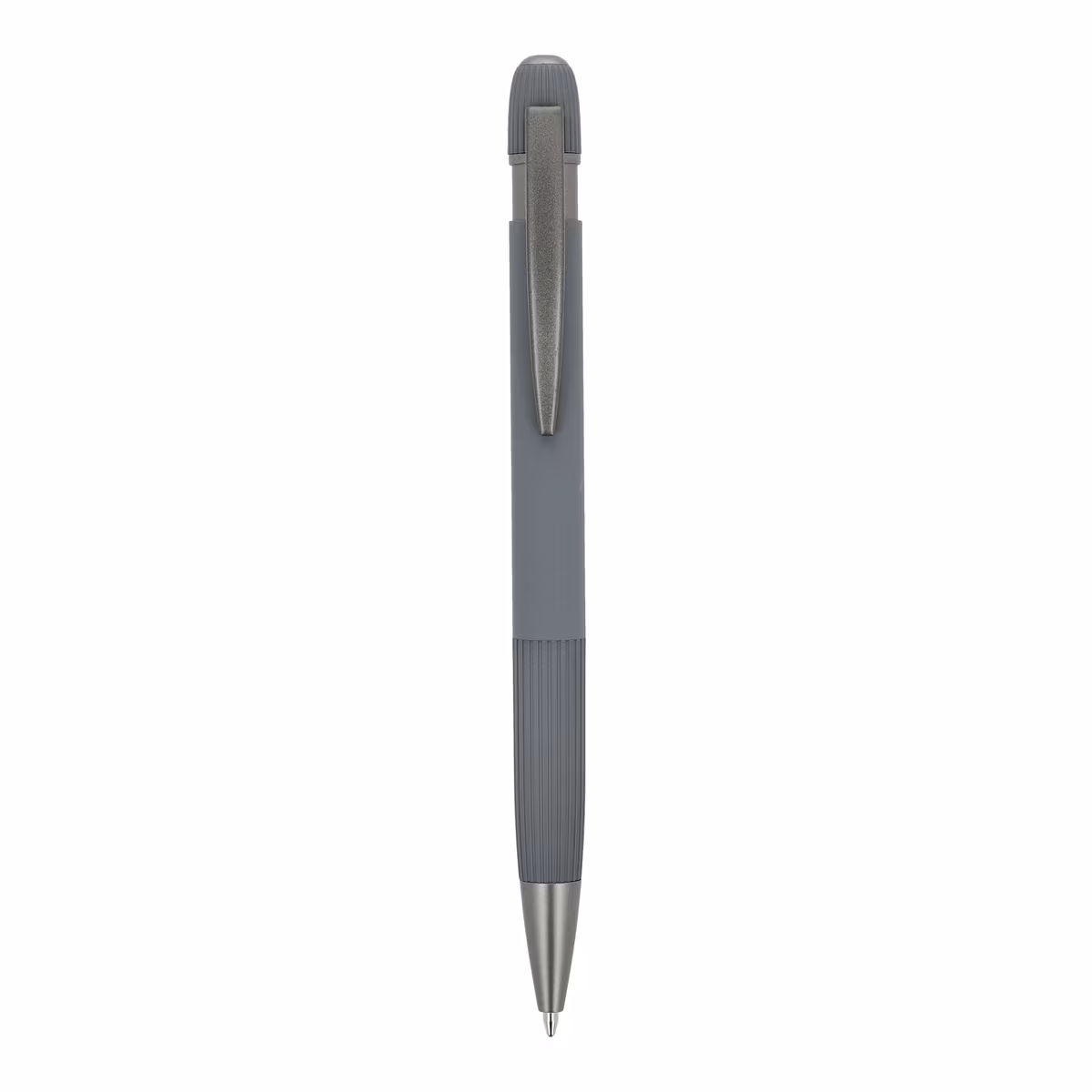 Vue 5 de Stylo à bille en aluminium Toulouse Softtouch