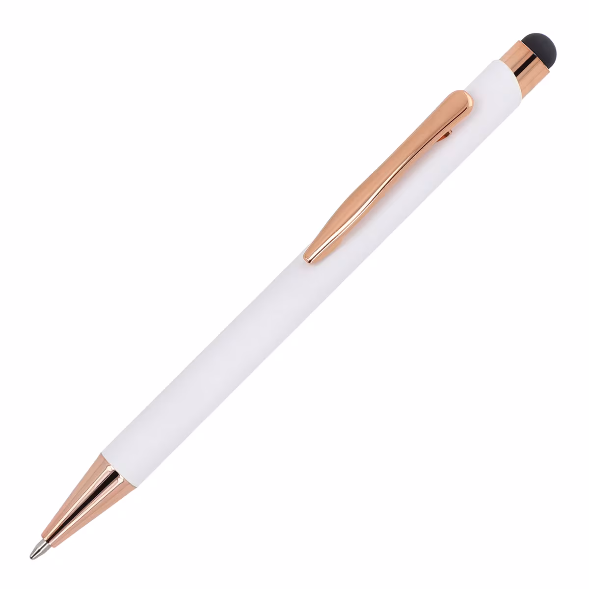 Vue 1 de Stylo à bille Prague or rose R-AL