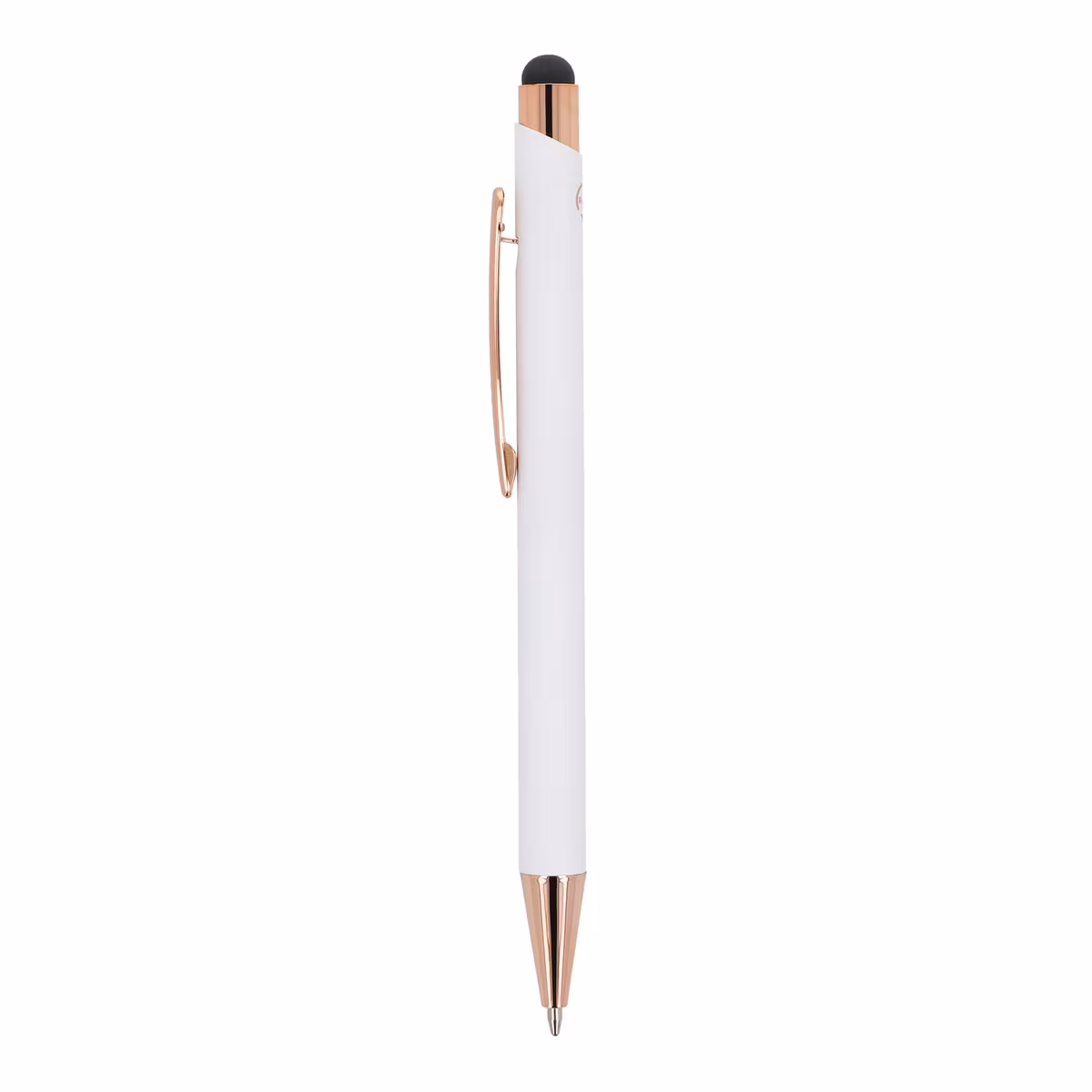 Vue 4 de Stylo à bille Prague or rose R-AL
