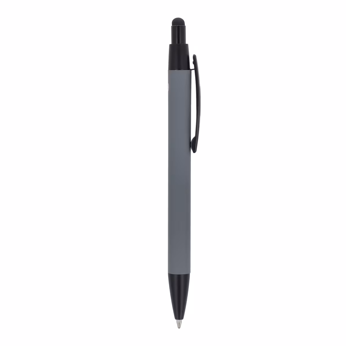 Vue 3 de Stylo à bille Alaska softtouch avec stylet R-AL
