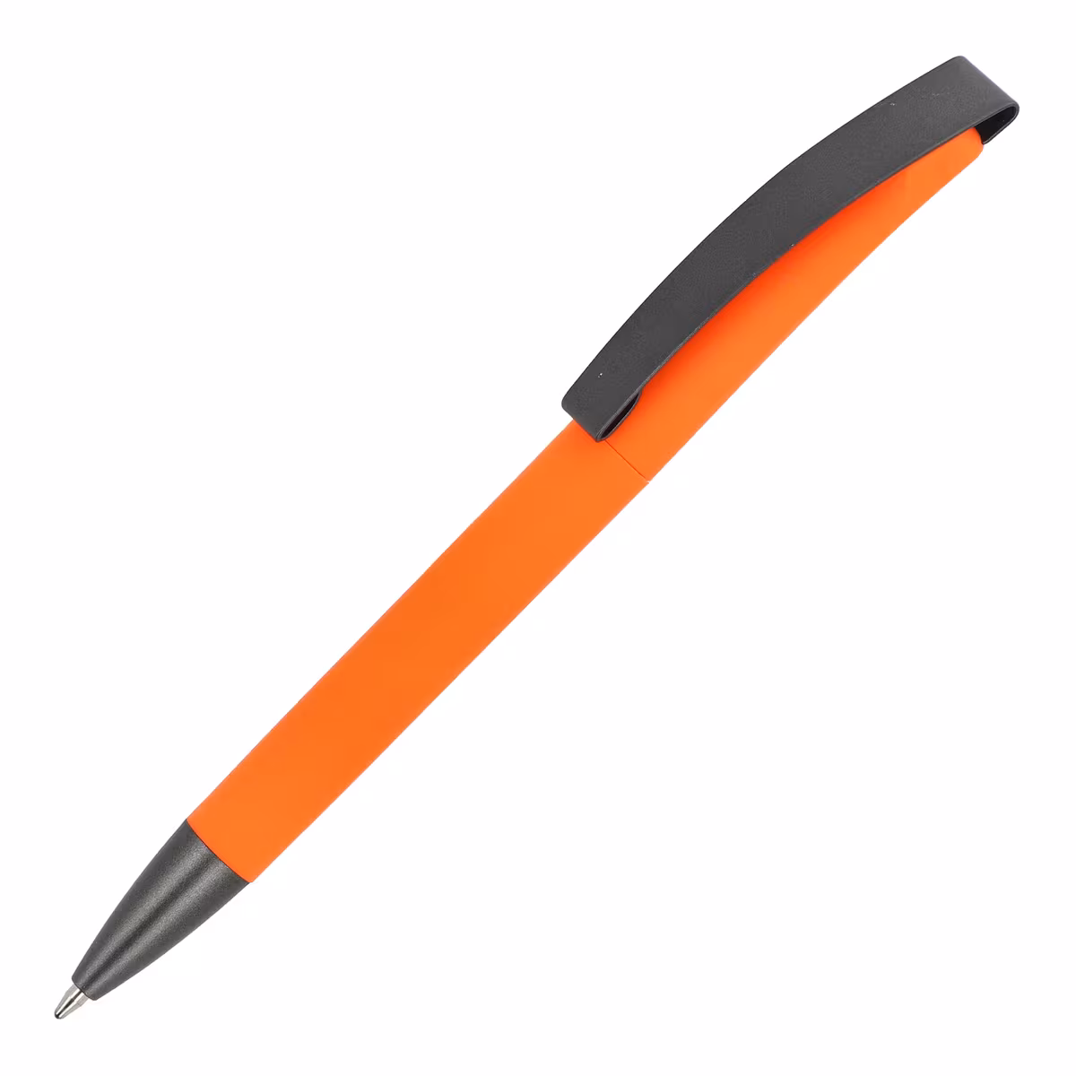 Stylo à bille Vegas avec clip métallique softtouch