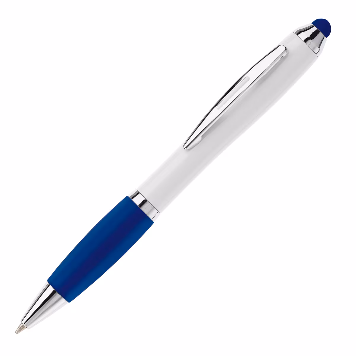 Vue 12 de Stylo stylet Hawaï blanc
