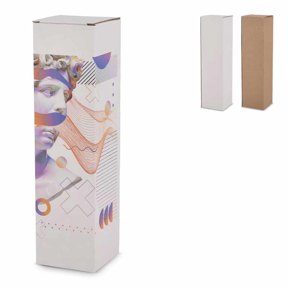 Vue 4 de Boîtes-cadeaux personnalisées pour grandes bouteilles