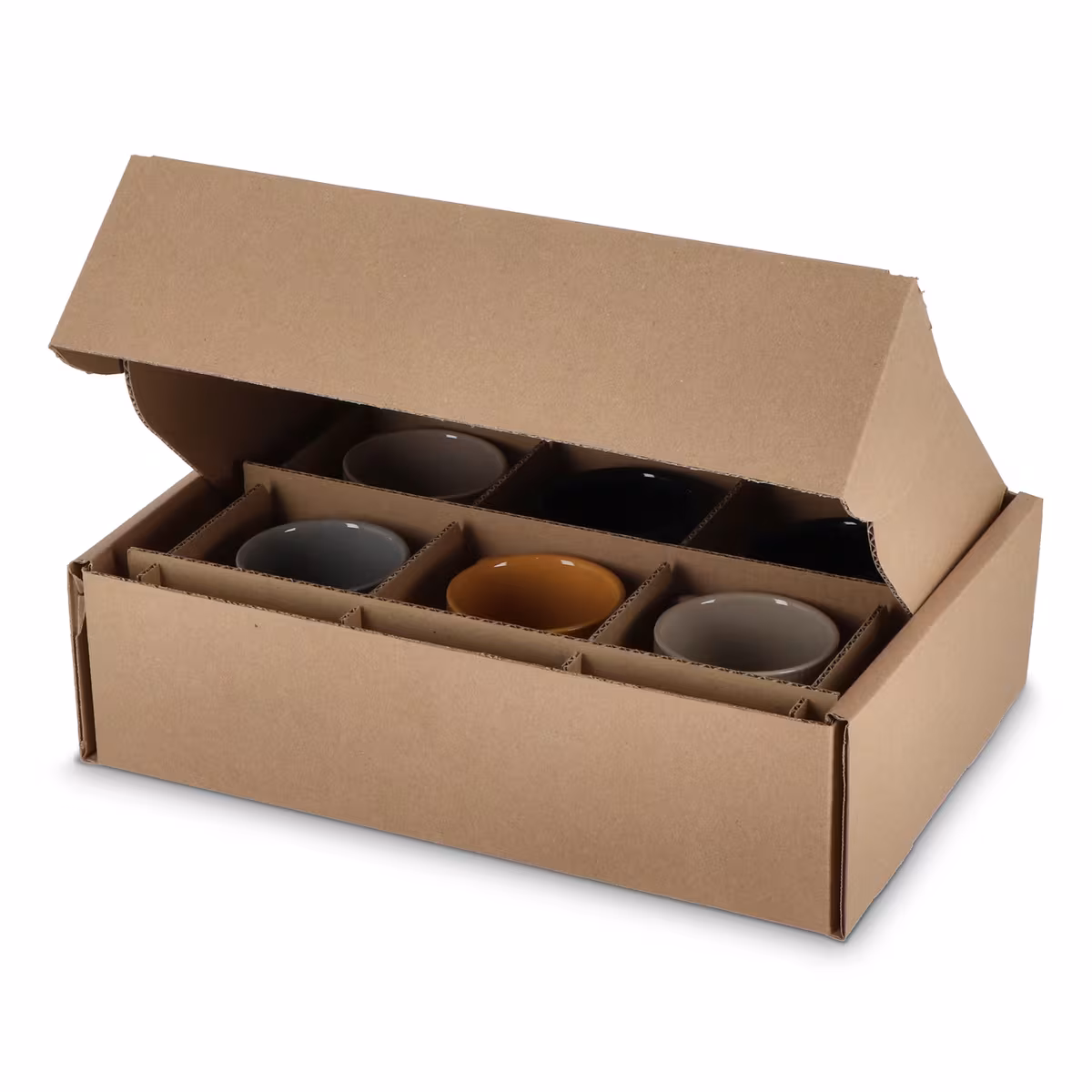 Vue 2 de Boîte cadeau personnalisée pour 6 mugs 34.7 x 24.3 x 9.9 cm