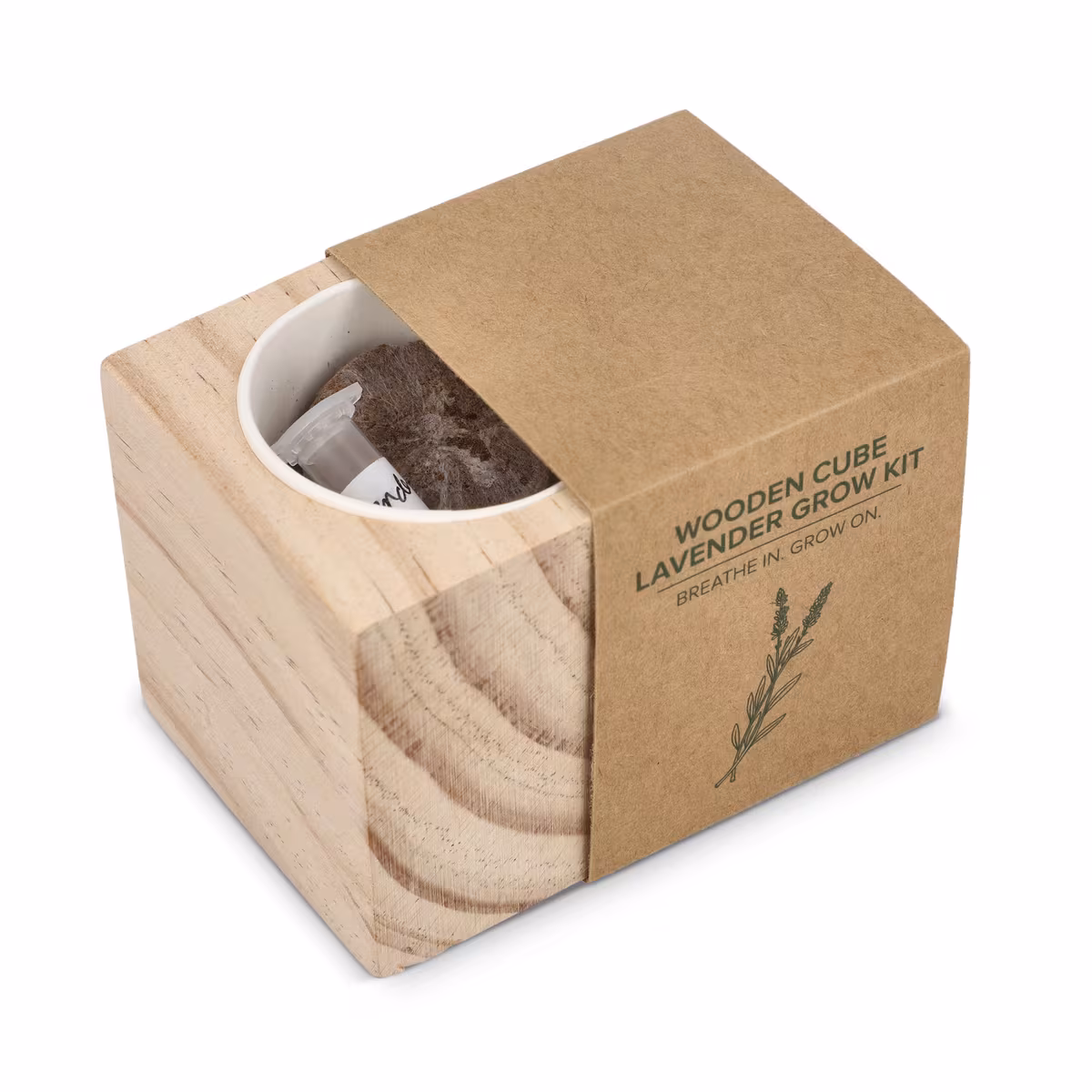 Vue 5 de Ensemble de jardinières en bois FSC – Lavande