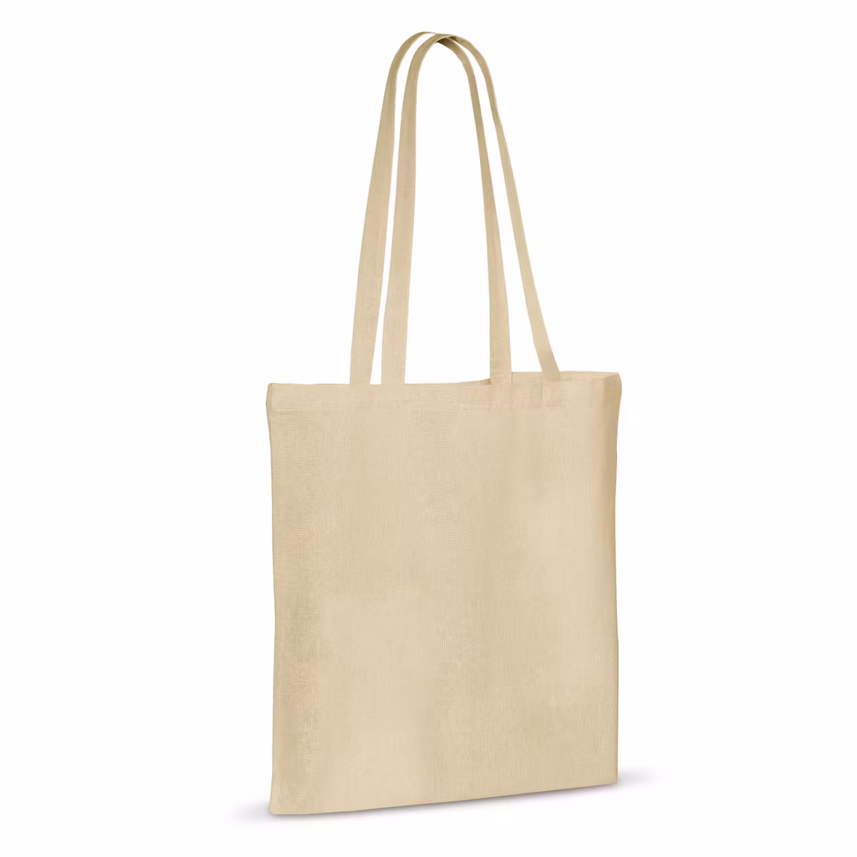 Sac à bandoulière coton OEKO-TEX® 140g/m² 38x42cm — Marron