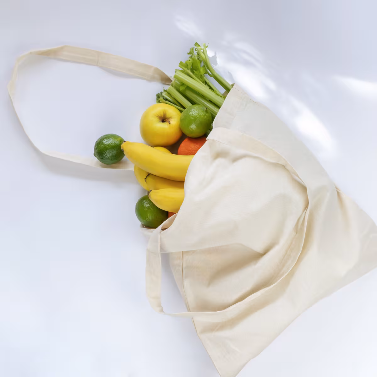 Vue 5 de Sac à bandoulière coton OEKO-TEX® 140g/m² 38x42cm