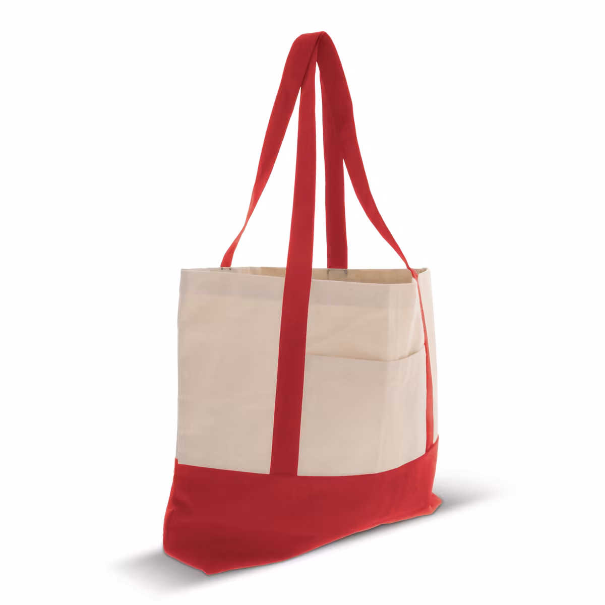 Vue 5 de Sac de plage toile de coton OEKO-TEX® 280g/m² 42x10x30cm