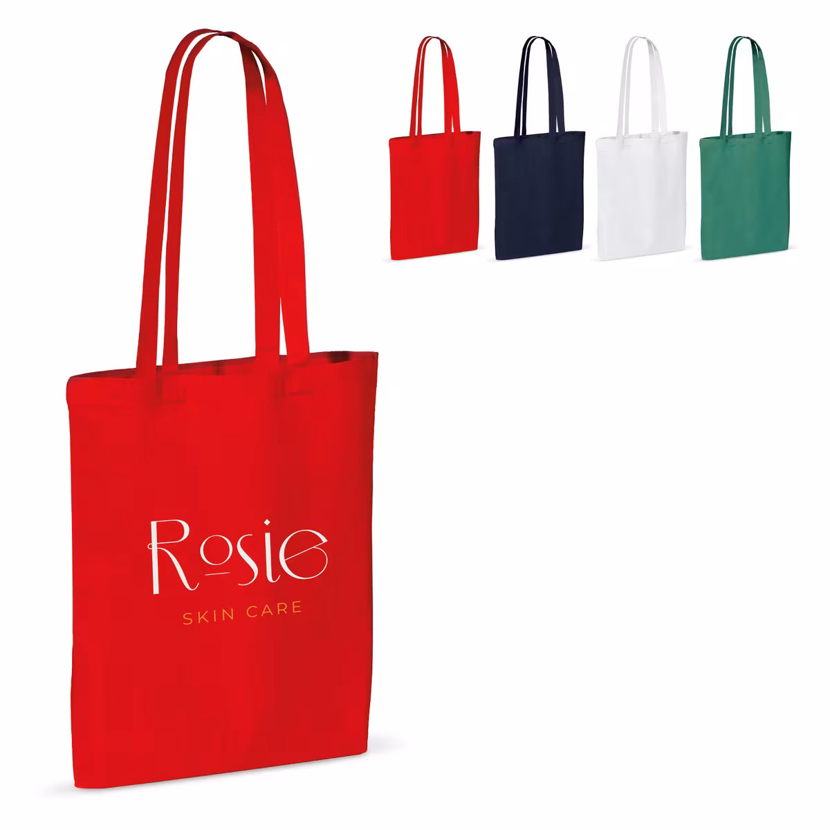 Vue 4 de Sac en coton recyclé 140g/m² 38x42cm