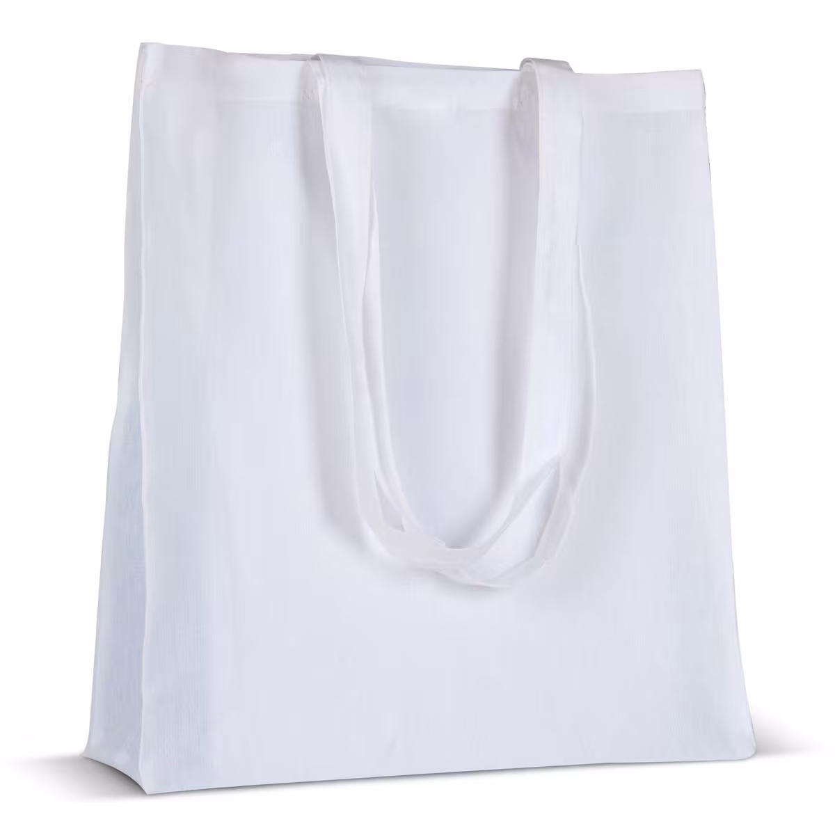 Vue 3 de Sac en coton recyclé avec soufflet 140g/m² 38x10x42cm