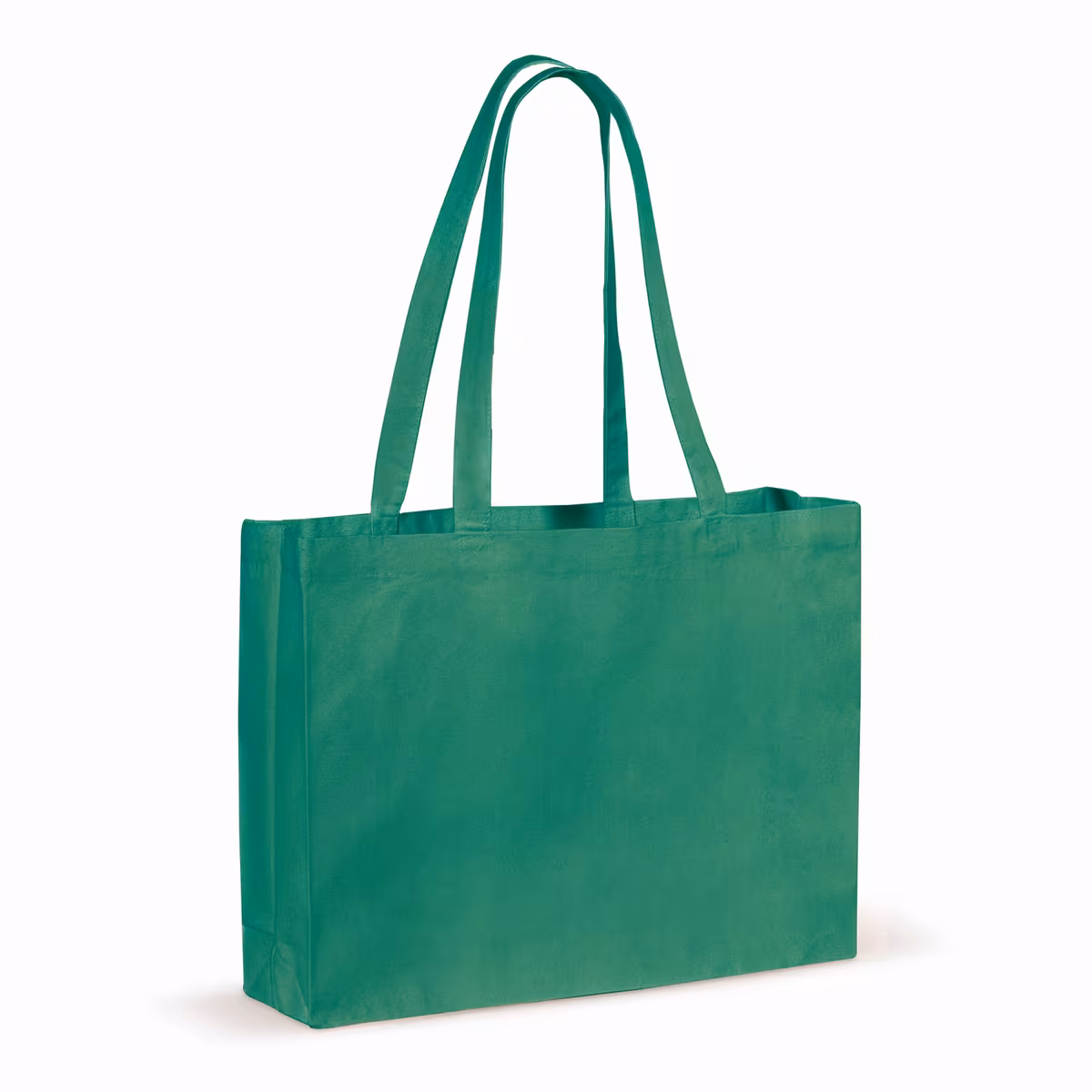 Recycled cotton bag with gusset 140g/m² 49x14x37cm