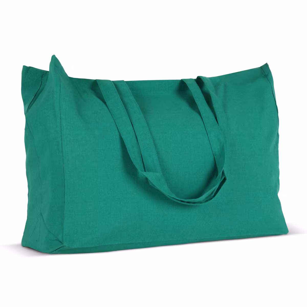 Vue 13 de Recycled cotton bag with gusset 140g/m² 49x14x37cm