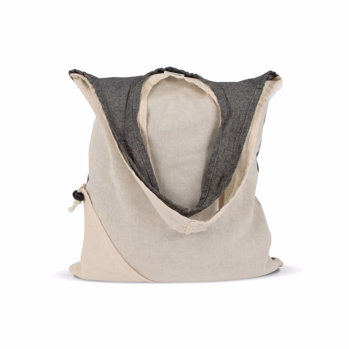 Vue 7 de Sac à provisions Coton recyclé OEKO-TEX® 140g/m² 38x42cm