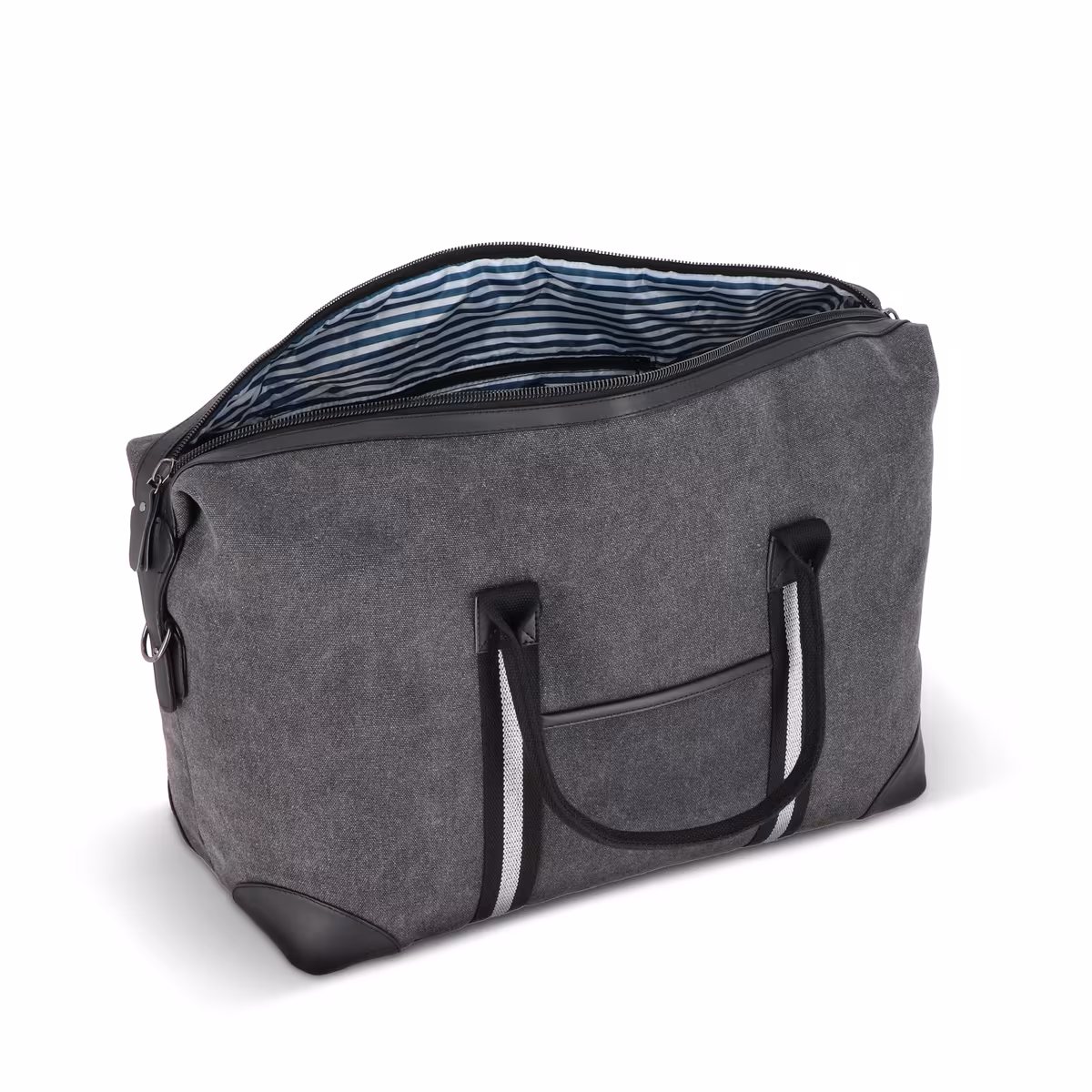 Vue 22 de Sac de week-end en toile de coton recyclé Harper
