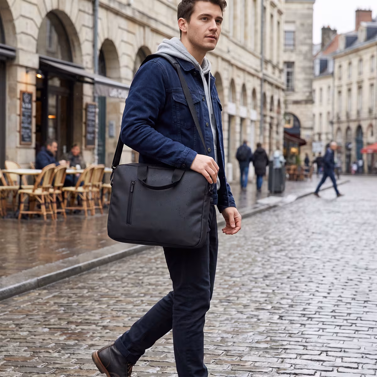 Vue 22 de Sacoche pour ordinateur portable PU SoMa 28 x 38 x 5 cm