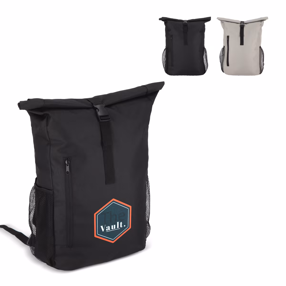 Vue 11 de R-PET 600D Rolltop sac à dos vélo 20L