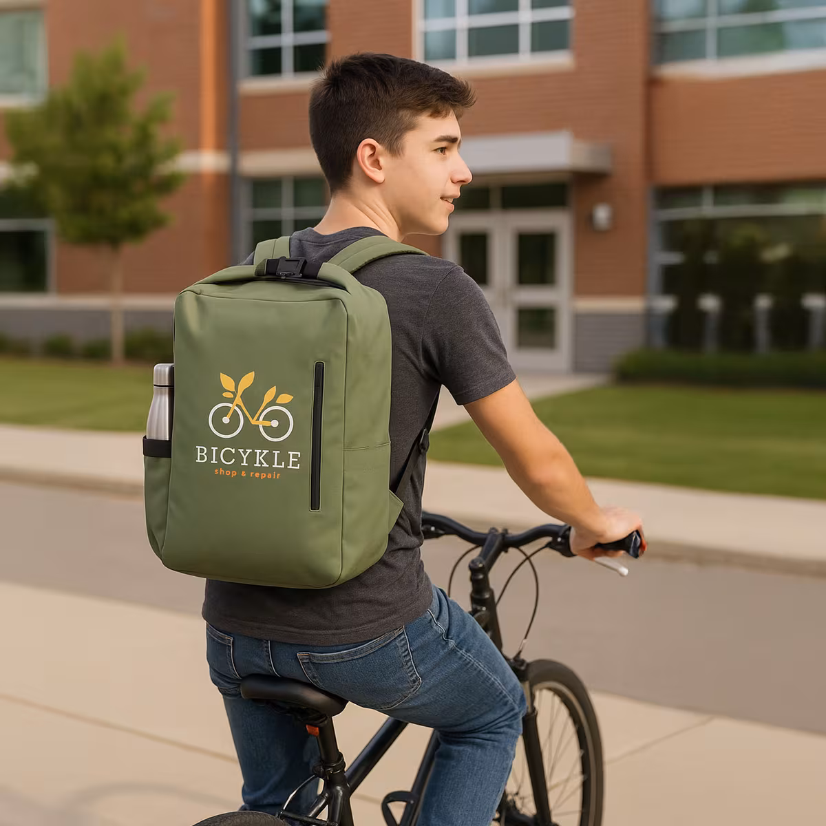 Vue 19 de R-PET 600D Sac à dos à boucle 20L