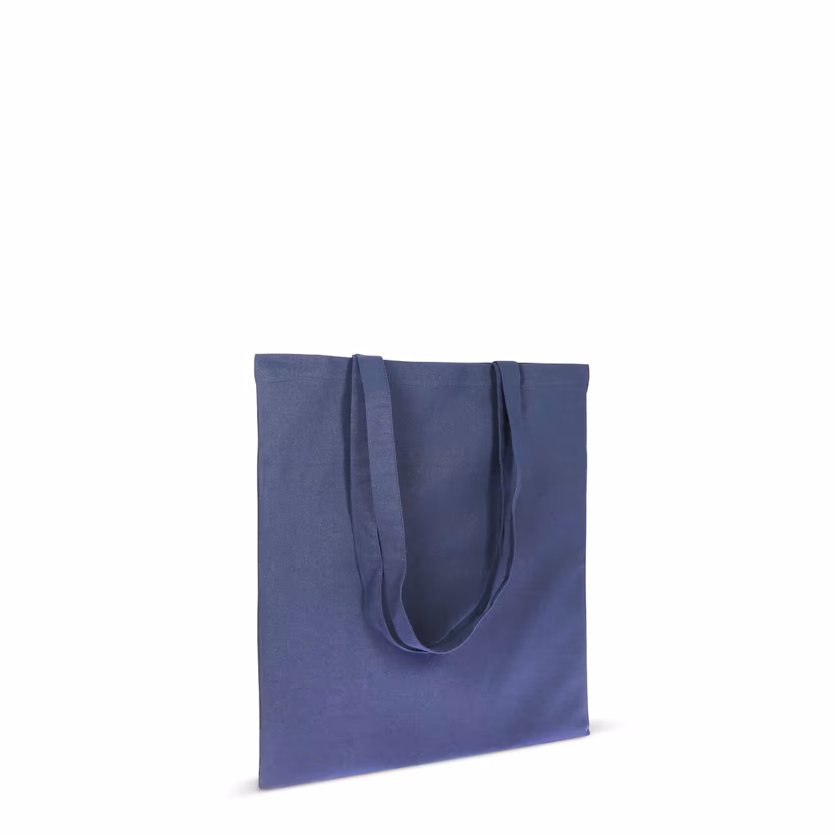 Vue 3 de Sac en coton bio couleur long 140g/m² 38x42 cm