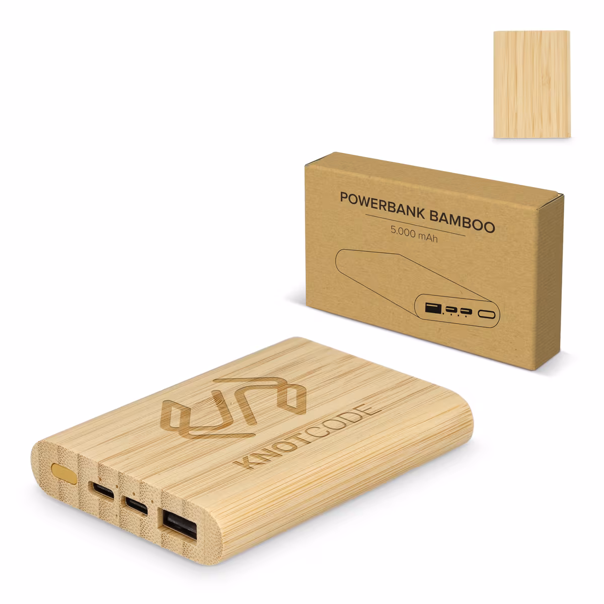 Vue 10 de Batterie externe Bamboo 5000 mAh