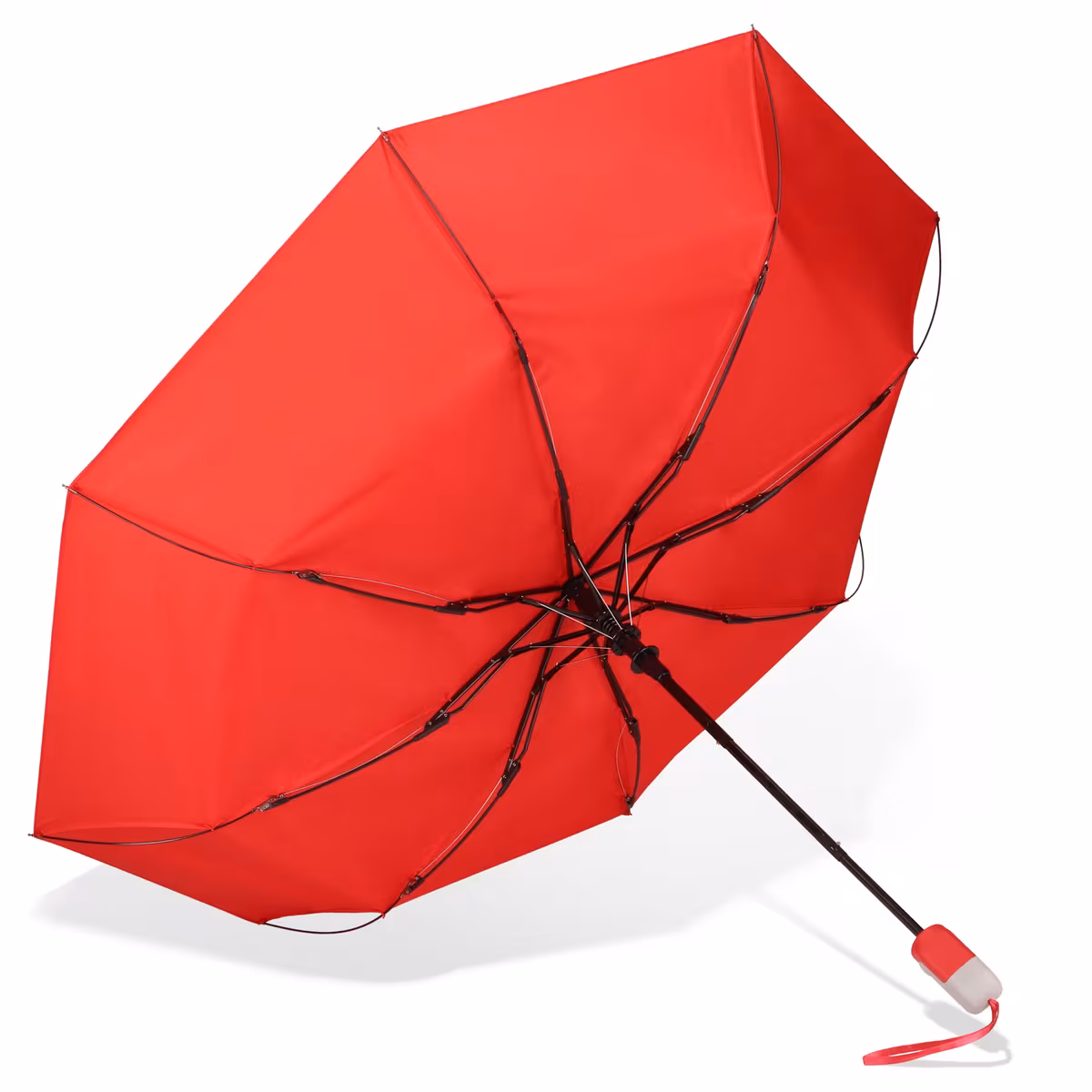 Vue 3 de Parapluie pliable 22” à ouverture automatique