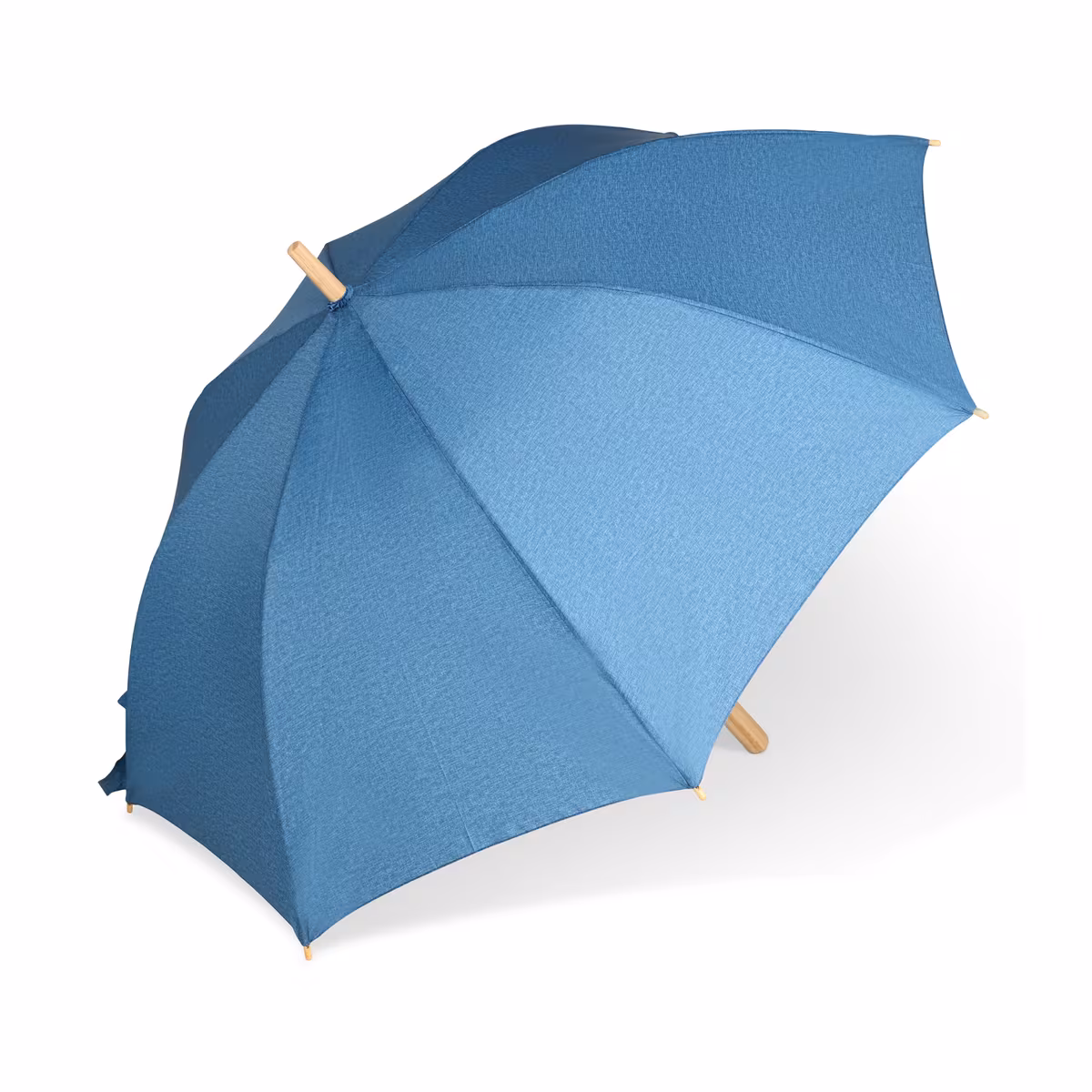Vue 8 de Parapluie bâton 25” en R-PET. Poignée droite, ouverture automatique