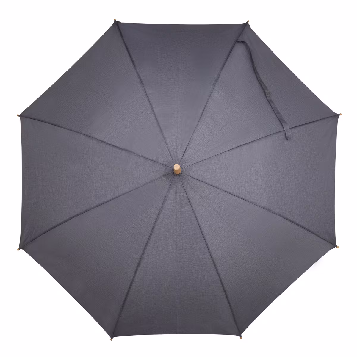 Vue 16 de Parapluie bâton 25” en R-PET. Poignée droite, ouverture automatique