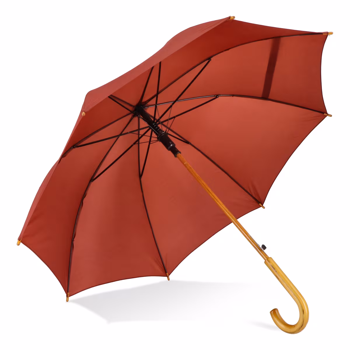 Vue 17 de Aran 190T Polyester 23" Parapluie à crochets Ouverture automatique