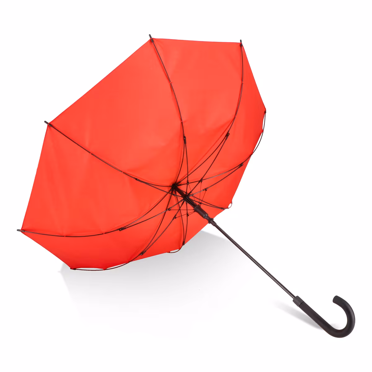 Vue 34 de Verdure 190T Pongee 23" Parapluie à crochet coupe-vent Ouverture automatique