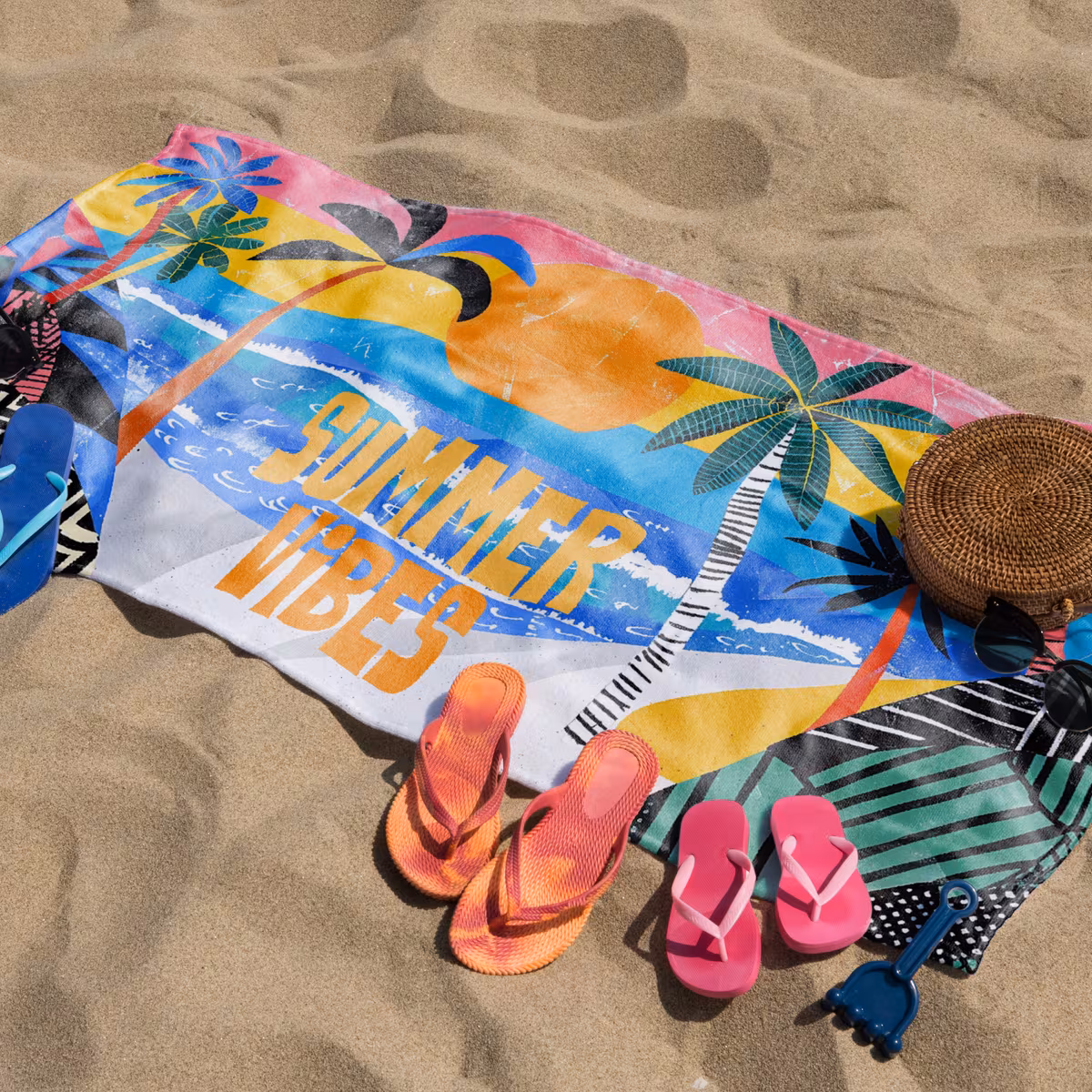 Vue 6 de Serviette éponge R-PET 70x140 cm (300 g/m²) sublimation