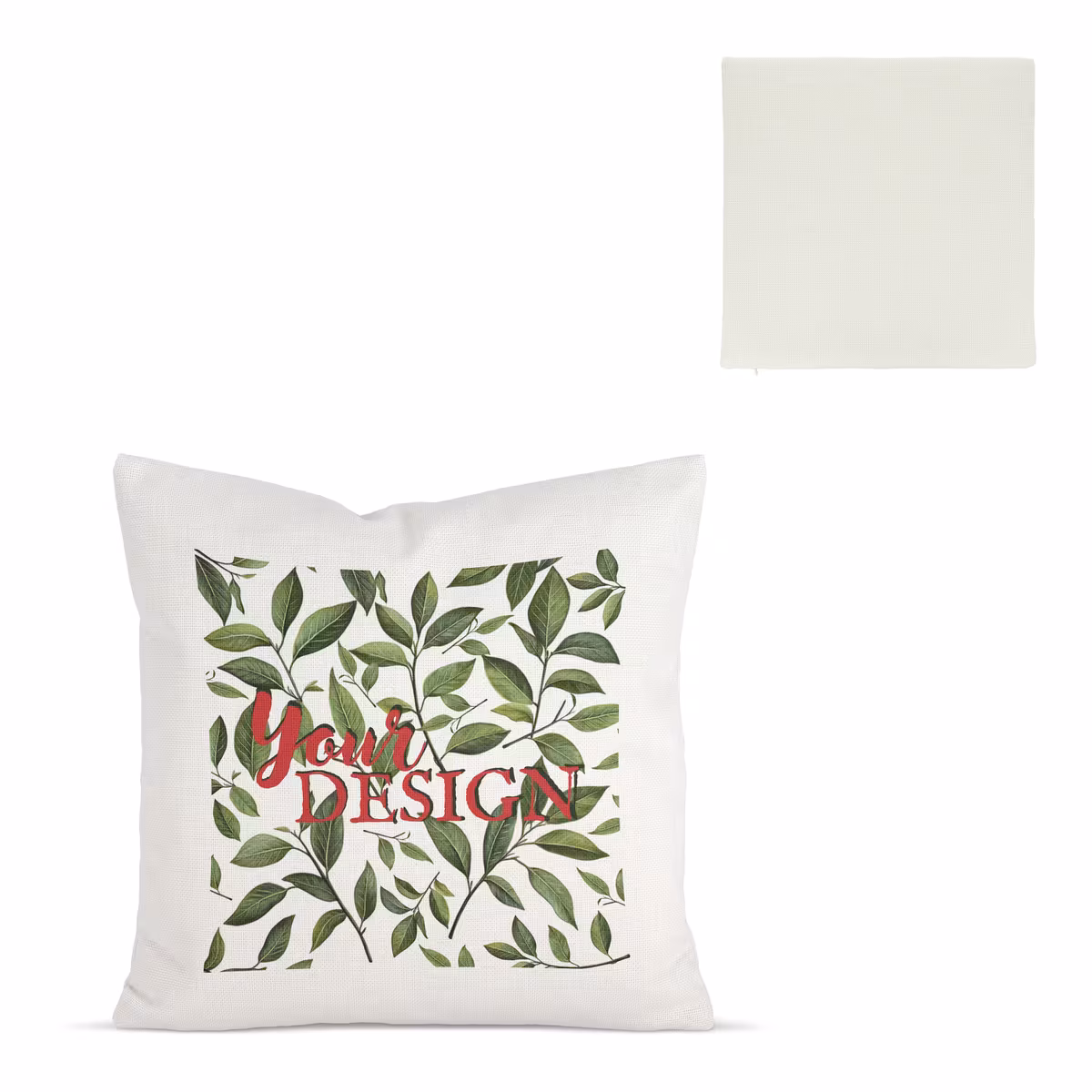 Housse de coussin en poly-lin et coussin 40x40 cm sublimation