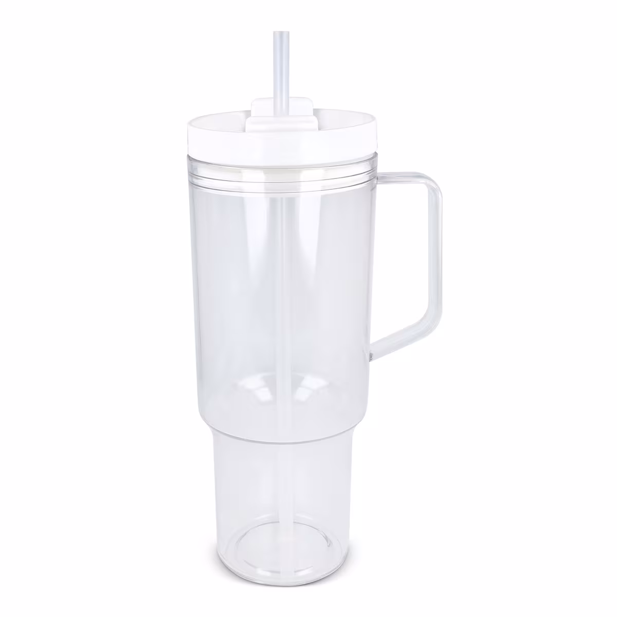Vue 8 de Tasse Miami avec anse transparente 1,2 L R-PET
