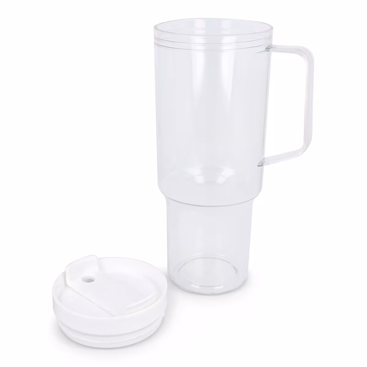 Vue 11 de Tasse Miami avec anse transparente 1,2 L R-PET